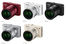 ニコン、ミラーレス一眼「Nikon 1 J」シリーズの第3弾・エントリー「Nikon 1 S」シリーズも 画像