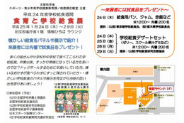 全国学校給食週間　1月24-30日 画像