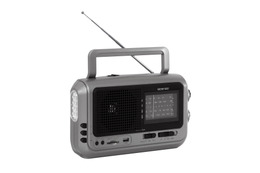 ラジオを録音してプレーヤー等で再生できるマルチバンドラジオ、FM・AM・短波に対応