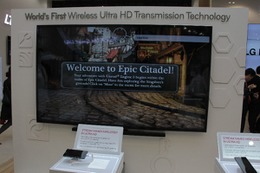 【MWC 2013 Vol.17】LG、Wi-FiによるUltra HD転送技術 画像