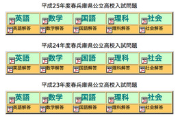 【高校受験2013】兵庫県公立高校入試の解答、晶学社がサイトに公開 画像