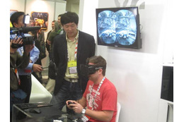 【GDC 2013】ヘッドマウントディスプレイ Oculus VR 画像