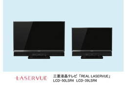 三菱電機、Blu-rayレコーダ内蔵液晶テレビ「REAL LASERVUE」新モデル……赤色に加え青色/緑色用LEDを新搭載