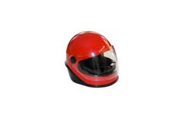 タバコを吸うヘルメット!? グリーンハウス、単3形電池2本でも駆動するユニークなヘルメット型USB吸煙灰皿 画像