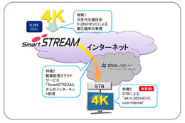 【Interop 2013 Vol.37】NTT西とNTTスマートコネクト、4K映像のインターネット配信で世界初トライアル 画像