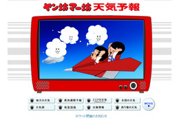 ヤン坊マー坊がリストラ？　「ヤン坊マー坊天気予報」サイト閉鎖発表に悲しみの声続々 画像