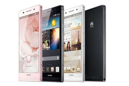 Huawei、世界最薄という厚さ6.18mmのスマートフォン「Ascend P6」発表 画像