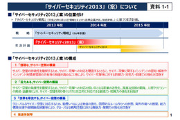 「サイバーセキュリティ2013」を決定　NISC 画像