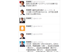 【ネット選挙】「安倍晋三」Twitter16人……なりすましや不審なアンケートメールに注意 画像