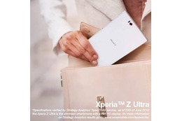6.4型「Xperia Z Ultra」、Sony MobileのFacebookページ公開の写真で波紋 画像