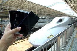 帰省・Uターンラッシュの新幹線で通信が安定しているのは?……3キャリアでスマホの動画再生をテスト 画像