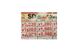 【増田タワシの価格ウォッチ】夏休み突入!デジカメ・携帯の必需品——CF/SD/miniSD/microSDの価格をチェック! 画像