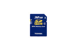 東芝、世界初! 容量32GBのSDHCメモリーカードを来年1月に発売 画像