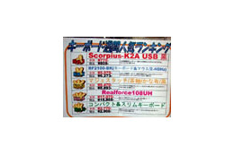【増田タワシの価格ウォッチ】電気街・秋葉原の売れ筋キーボード! 画像