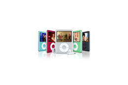 アップル、ビデオ再生機能を搭載した新デザインの第3世代iPod nano 画像