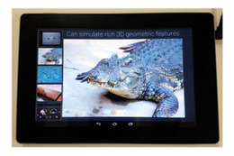【MWC 2014 Vol.34】富士通、触感が得られるタブレットを試作……タッチパネル+超音波振動 画像