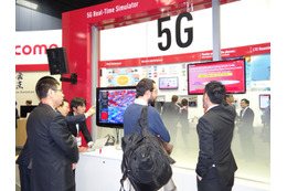 【MWC 2014 Vol.44】NTTドコモ、ウェアラブル対応アプリや5G通信技術を展示 画像