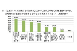 「急須でいれた緑茶が好きな人」は88.7％　静岡県立大調査 画像