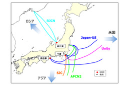 KDDI、津波の被害を受けない位置に「千倉第二海底線中継所」を新設 画像