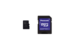 松下、ケイタイのメモリアップに最適! 4GBのmicroSDHCカード——誤飲防止の苦味剤塗布 画像