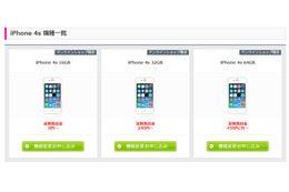 ソフトバンクオンラインショップで「iPhone 4s」販売……2万円キャッシュバック