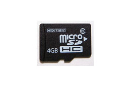 アドテック、完全防水仕様のClass6対応microSDHCカード4GBモデル 画像