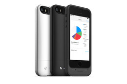 iPhone 5s/5向けストレージ内蔵バッテリーケース「mophie space pack」……16GBと32GBを用意 画像