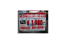 【増田タワシの価格ウォッチ】microSD/SDHCの価格をチェック!(データ編) 画像