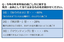 3人に1人がパートナーに苛立ち……2014-15年「年末年始過ごし方」調査 画像