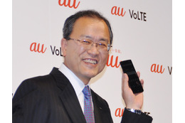 KDDI田中社長・一問一答……新端末の音声通話はVoLTEオンリー／3G音声通話は20年までに終息させる 画像