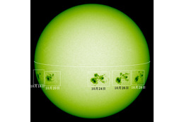 地球66個分！国立天文台が24年ぶりの巨大黒点公開 画像