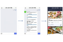 加盟飲食店の空席情報をリアルタイム検索できる「LINEいますぐ予約」がスタート 画像