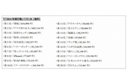 2014年はドラマが豊作、約1億4000万件のアメブロ投稿でわかった「今年の流行語」 画像