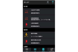 ゼンリン、オービス設置＆警察取締り情報を通知するドライブアプリ 画像