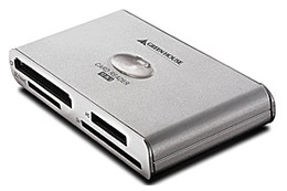 グリーンハウス、アルミボディで10種類のメモリカードに対応したUSB2.0カードリーダー/ライター 画像