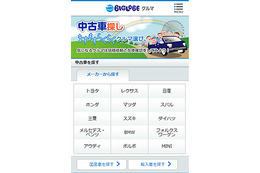 業界最大級の中古車検索サービスを開始……BIGLOBEがGoo-netと連携 画像