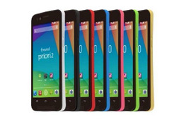 低価格のSIMフリースマートフォン4.5型「priori2」が27日に発売