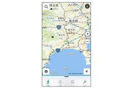 高低差地図が全国エリア対応に……ナビタイムのiOS向けウォーキングアプリ 画像