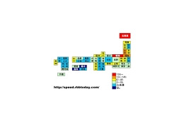 【スピード速報】ぷららの都道府県別シェアは新潟・北海道で高く東高西低 画像