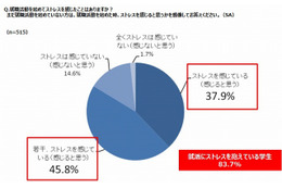 2016年新卒エントリー開始直前、「就活」にストレスを感じる学生が大多数 画像