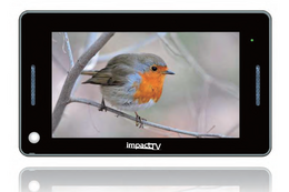 impactTV、人感センサーを搭載した販促用サイネージ 画像