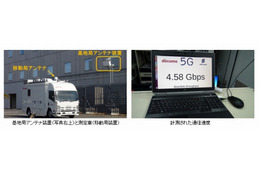 【MWC 2015 Vol.34】ドコモ、5Gの屋外実験で受信時4.5Gbps以上のデータ通信に成功 画像
