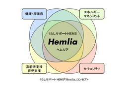 日立マクセルが家庭の電力などを管理するHEMSサービス「Hemlia」を本格展開 画像