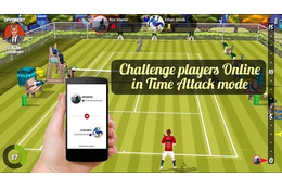 スマホをWiiリモコンのように使ってプレイするテニスアプリが登場
