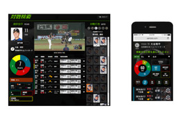 富士通、プロ野球映像を打席結果で検索できるサービスを開始 画像
