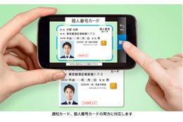 スマホ撮影で従業員のマイナンバーを取得、トッパン・フォームズ「FastNumber」発表 画像