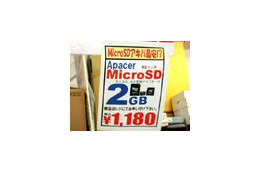 【増田タワシの価格ウォッチ】2GBは1000円まで下落——microSD/microSDHC価格調査(データ編) 画像
