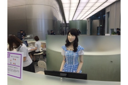 誰もがぎょっとする!……電通受付にあのアイドル? 画像