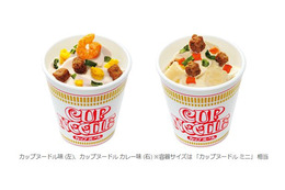 カップヌードルがソフトクリームに! お馴染みのかやくもトッピング 画像