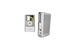 手のひらサイズの第3世代iPod nano用トラベルスピーカー 画像